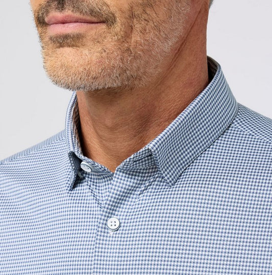 Mizzen + Main Halyard Short Sleeve Shirt - Coastal Fjord Peter Gingham