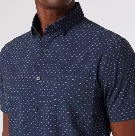 Mizzen & Main Leeward Trim Fit Short Sleeve Shirt