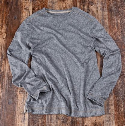 Nicoby Melange Crew Neck - Gray