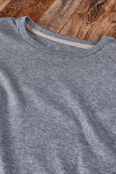 Nicoby Melange Crew Neck - Gray