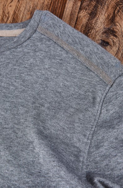 Nicoby Melange Crew Neck - Gray