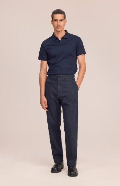 NN07 Aden Melange Straight leg regular fit - Deep Navy