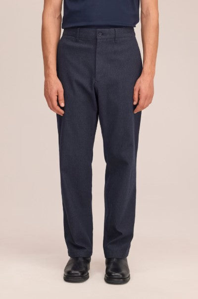 NN07 Aden Melange Straight leg regular fit - Deep Navy