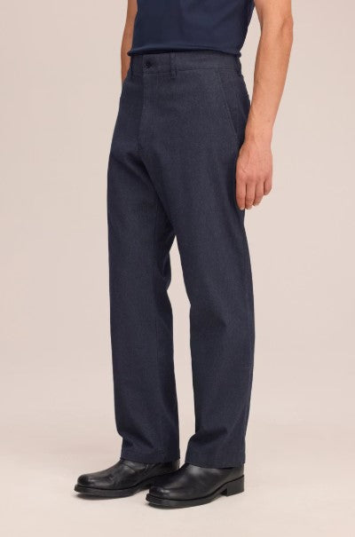 NN07 Aden Melange Straight leg regular fit - Deep Navy