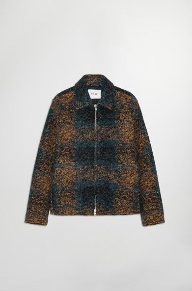 NN07 Gael Jacquard Jacket - Blue Multi