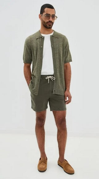 NN07 Gregor Lyocell blend shorts - Capers
