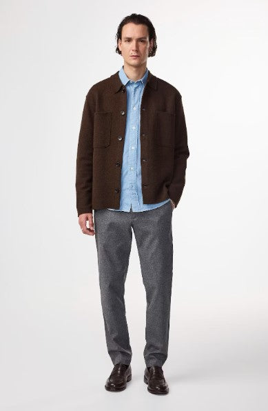 NN07 Jonas Boiled wool Overshirt