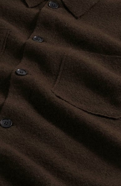 NN07 Jonas Boiled wool Overshirt