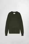 NN07 Ted Lightweight Sweater - Dark Army