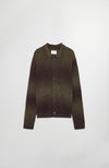 NN07 Thor Gradient Cardigan in Dark Army