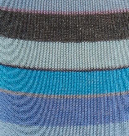 Paul Smith Nandor Stripe Sock - Turquoise