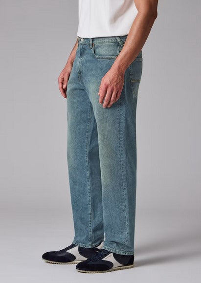 Paul Smith Relaxed Tapered-Fit Antique Wash 'Organic Vintage Stretch' Jeans