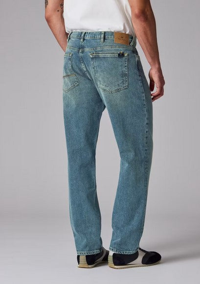 Paul Smith Relaxed Tapered-Fit Antique Wash 'Organic Vintage Stretch' Jeans