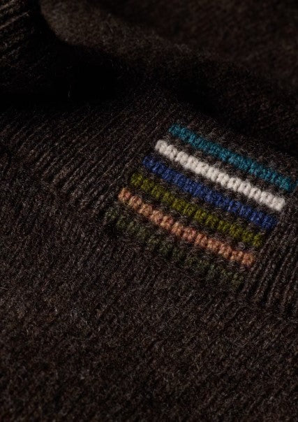Paul Smith Merino Wool Cardigan - Brown