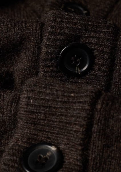 Paul Smith Merino Wool Cardigan - Brown