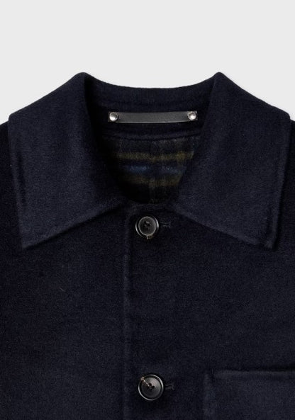 Paul Smith Double-Faced Wool-Blend Chore Jacket - Navy
