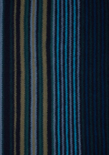 Paul Smith Wool Double Side Stripe Scarf - Navy