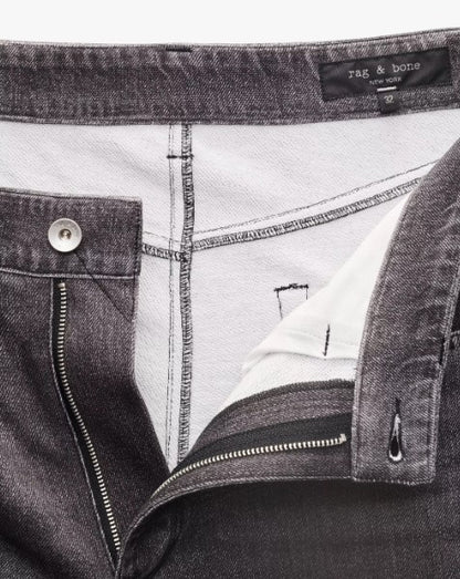 Rag & Bone Miramar Fit 4 Straight Pants - Faded Black