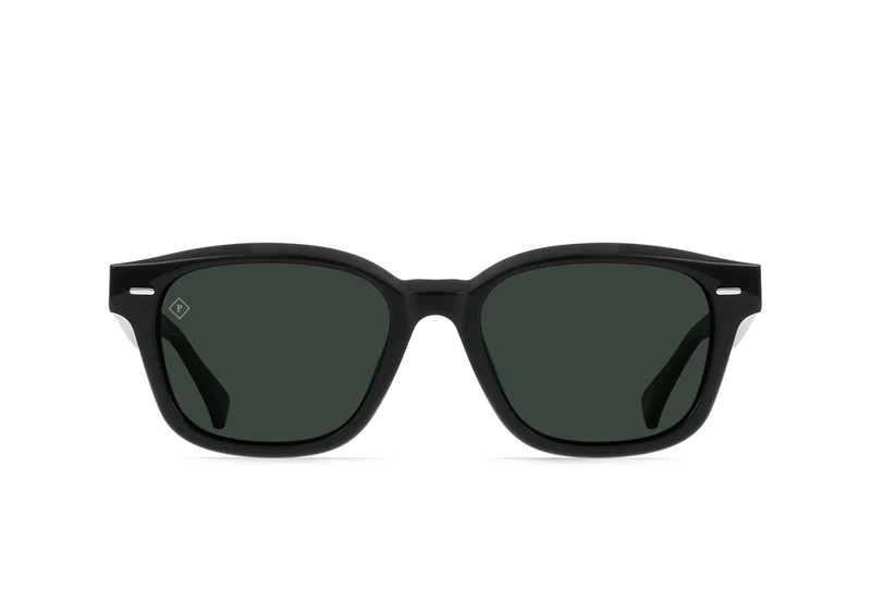 Raen Optics Carby Polarized Sunglasses - Recycled Black / Green