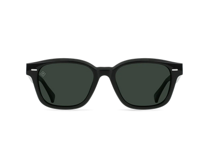 Raen Optics Carby Polarized Sunglasses - Recycled Black / Green