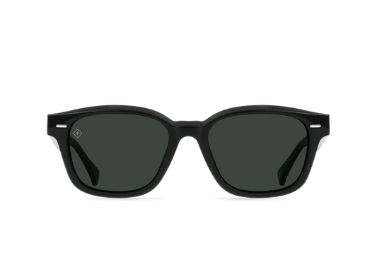 Raen Optics Carby Polarized Sunglasses - Recycled Black / Green