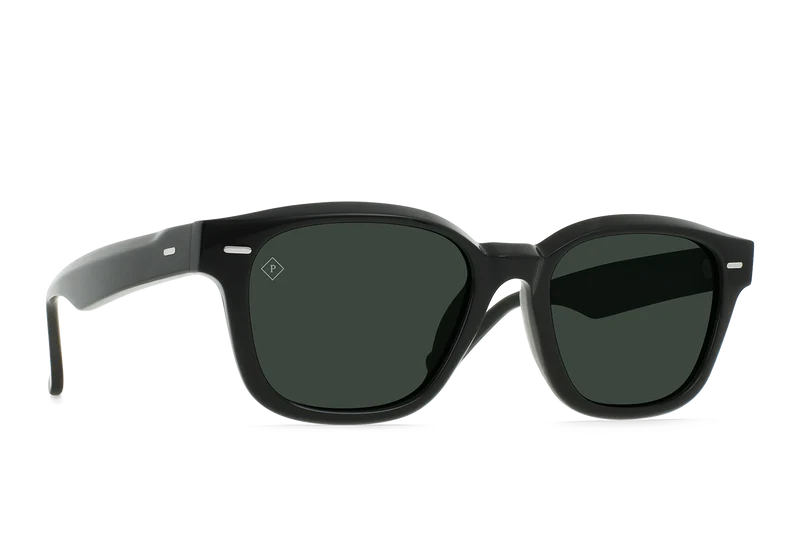 Raen Optics Carby Polarized Sunglasses - Recycled Black / Green
