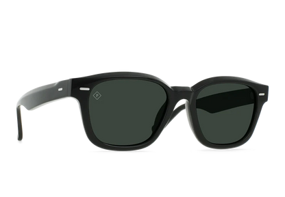 Raen Optics Carby Polarized Sunglasses - Recycled Black / Green