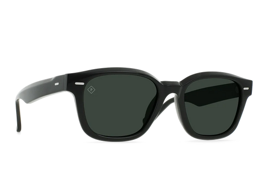 Raen Optics Carby Polarized Sunglasses - Recycled Black / Green