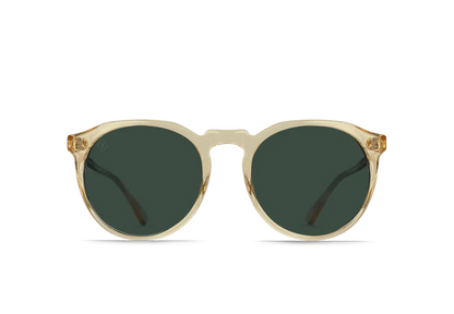 Raen Optics Remmy Polarized Sunglasses - Champagne Crystal / Green