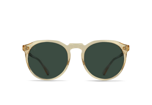 Raen Optics Remmy Polarized Sunglasses - Champagne Crystal / Green