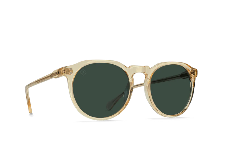 Raen Optics Remmy Polarized Sunglasses - Champagne Crystal / Green