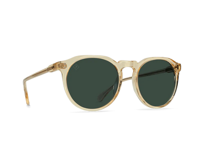Raen Optics Remmy Polarized Sunglasses - Champagne Crystal / Green