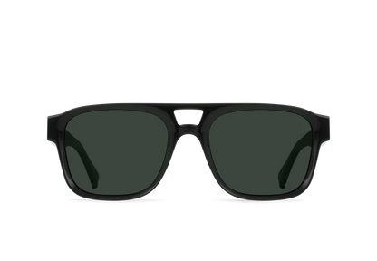 Raen Optics Rifka Polarized Sunglasses - Recycled Black / Green