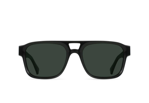 Raen Optics Rifka Polarized Sunglasses - Recycled Black / Green