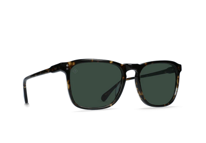 Raen Optics Wiley Polarized Sunglasses - Brindle Tortoise / Green