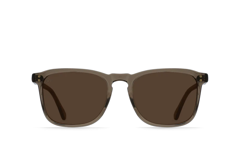 Raen Optics Wiley Polarized Sunglasses - Ghost / Vibrant Brown