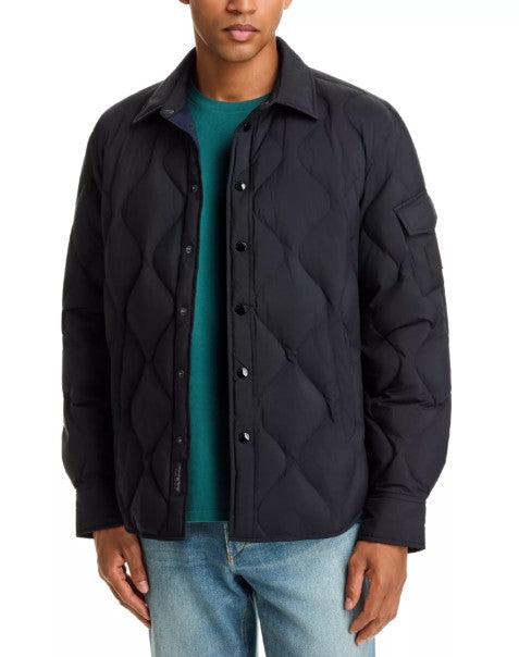 Rag & Bone Dane Quilted Shirt Jacket - Black