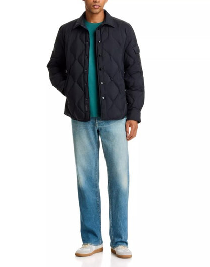 Rag & Bone Dane Quilted Shirt Jacket - Black
