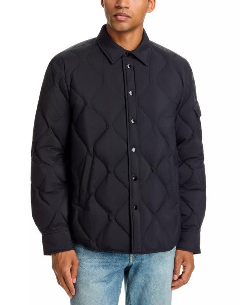 Rag & Bone Dane Quilted Shirt Jacket - Black