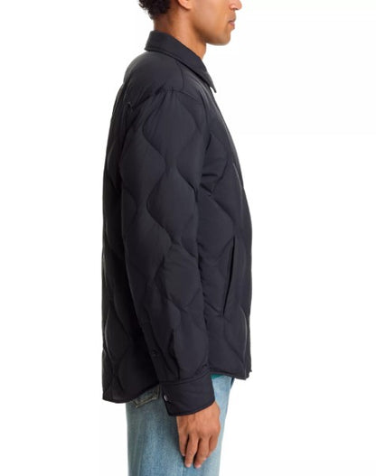 Rag & Bone Dane Quilted Shirt Jacket - Black