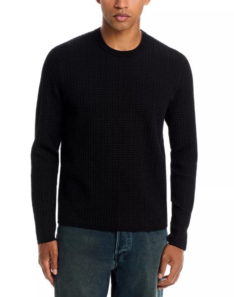 Rag & Bone Harvey Rib Crew - Black