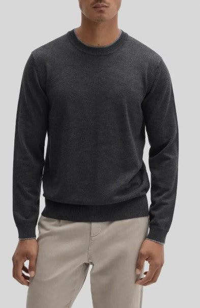 Robert Barakett Thomas Crewneck Sweater - Charcoal