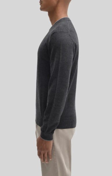 Robert Barakett Thomas Crewneck Sweater - Charcoal