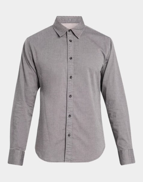 Rag & Bone Tomlin Dobby Shirt - Silver