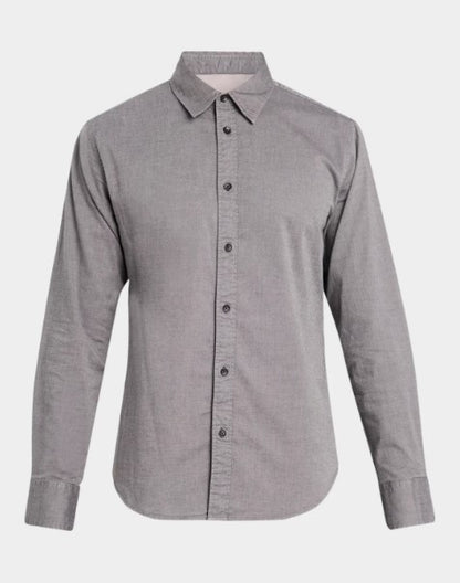 Rag & Bone Tomlin Dobby Shirt - Silver