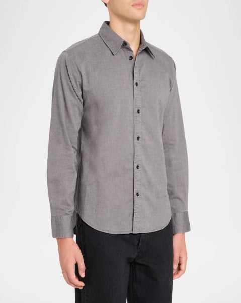 Rag & Bone Tomlin Dobby Shirt - Silver