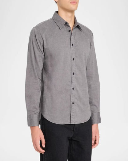 Rag & Bone Tomlin Dobby Shirt - Silver