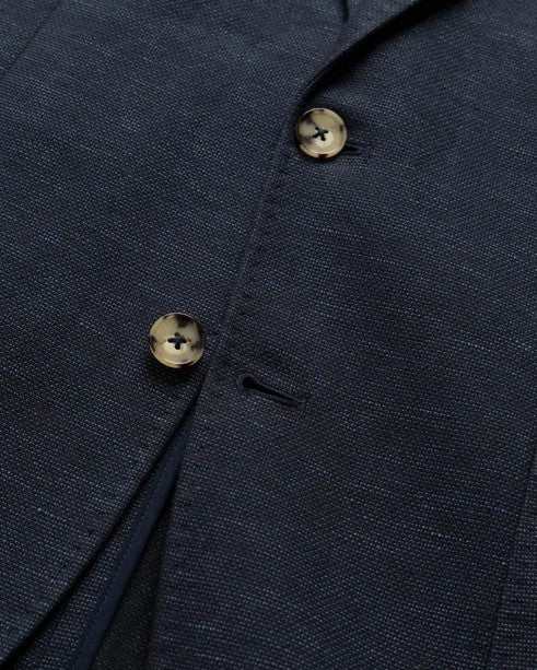 Rodd & Gunn East Bay Sports Fit men's blazer jacket in midnight blue with notch lapel and flap pockets