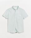 Billy Reid S/S Tuscumbia shirt in Pale Blue & White