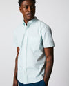 Billy Reid S/S Tuscumbia shirt in Pale Blue & White
